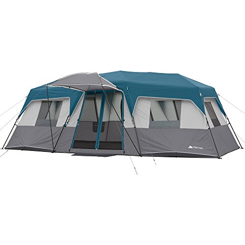 20 x 10 x 80 12-Person Instant Cabin Family Tent 3-Room Layout with 2 Removable Room Dividers